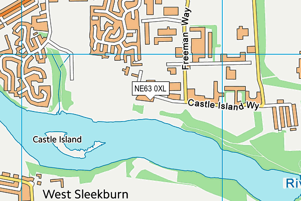 NE63 0XL map - OS VectorMap District (Ordnance Survey) NE63 0XL map - OS VectorMap District (Ordnance Survey)