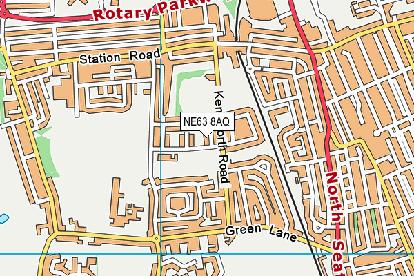 NE63 8AQ map - OS VectorMap District (Ordnance Survey) NE63 8AQ map - OS VectorMap District (Ordnance Survey)