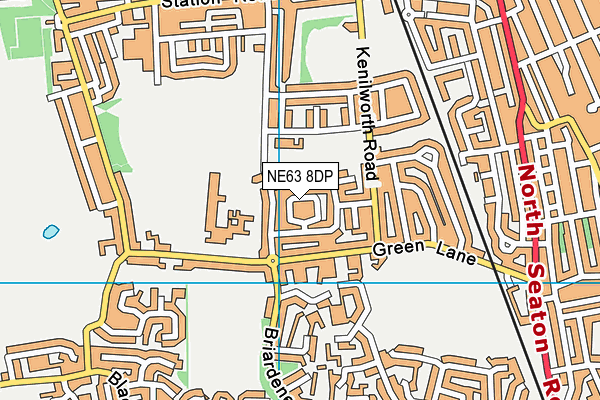 NE63 8DP map - OS VectorMap District (Ordnance Survey) NE63 8DP map - OS VectorMap District (Ordnance Survey)