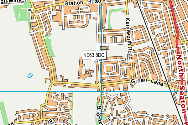 NE63 8DQ map - OS VectorMap District (Ordnance Survey) NE63 8DQ map - OS VectorMap District (Ordnance Survey)