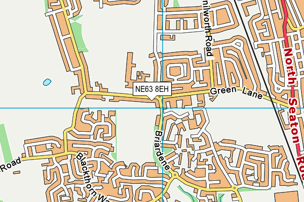 NE63 8EH map - OS VectorMap District (Ordnance Survey) NE63 8EH map - OS VectorMap District (Ordnance Survey)