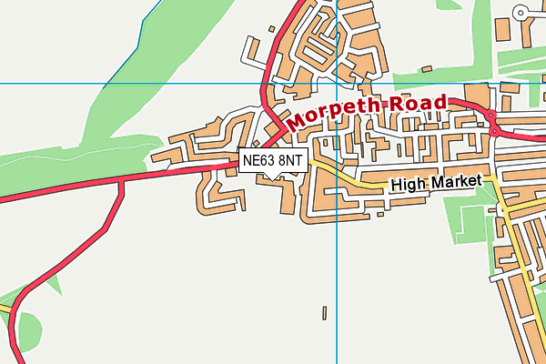 NE63 8NT map - OS VectorMap District (Ordnance Survey) NE63 8NT map - OS VectorMap District (Ordnance Survey)