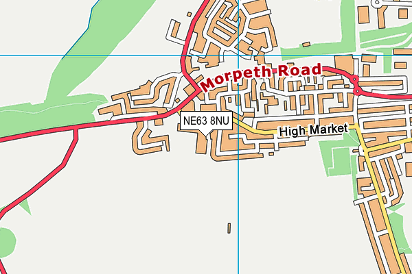 NE63 8NU map - OS VectorMap District (Ordnance Survey) NE63 8NU map - OS VectorMap District (Ordnance Survey)