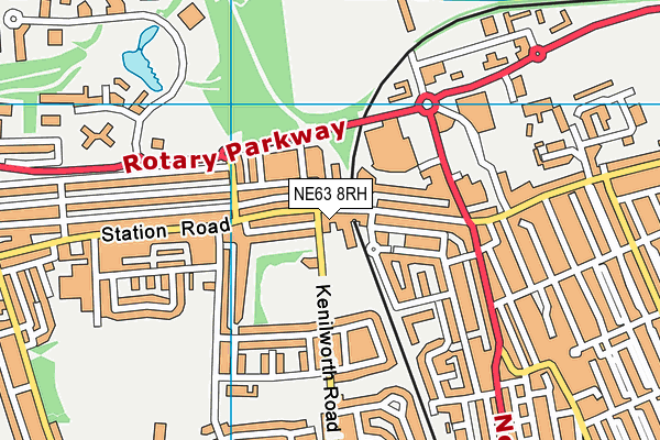 NE63 8RH map - OS VectorMap District (Ordnance Survey) NE63 8RH map - OS VectorMap District (Ordnance Survey)