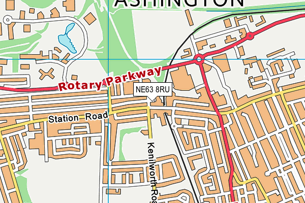NE63 8RU map - OS VectorMap District (Ordnance Survey) NE63 8RU map - OS VectorMap District (Ordnance Survey)