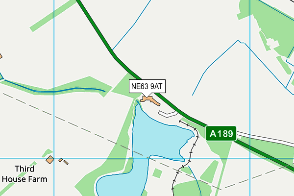 NE63 9AT map - OS VectorMap District (Ordnance Survey) NE63 9AT map - OS VectorMap District (Ordnance Survey)