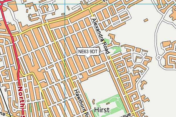 NE63 9DT map - OS VectorMap District (Ordnance Survey) NE63 9DT map - OS VectorMap District (Ordnance Survey)