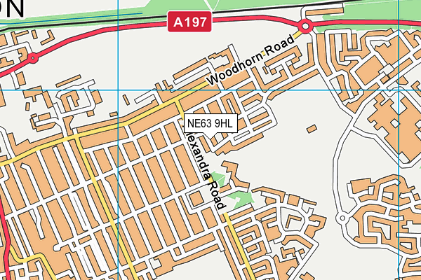 NE63 9HL map - OS VectorMap District (Ordnance Survey) NE63 9HL map - OS VectorMap District (Ordnance Survey)