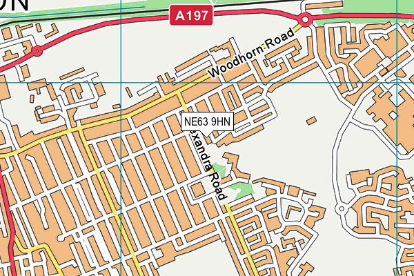NE63 9HN map - OS VectorMap District (Ordnance Survey) NE63 9HN map - OS VectorMap District (Ordnance Survey)