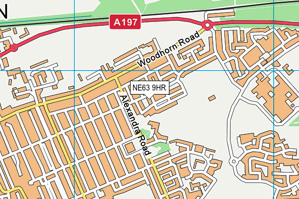 NE63 9HR map - OS VectorMap District (Ordnance Survey) NE63 9HR map - OS VectorMap District (Ordnance Survey)