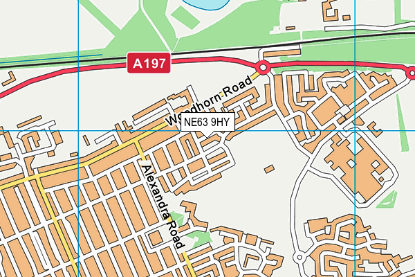 NE63 9HY map - OS VectorMap District (Ordnance Survey) NE63 9HY map - OS VectorMap District (Ordnance Survey)