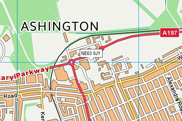 NE63 9JY map - OS VectorMap District (Ordnance Survey) NE63 9JY map - OS VectorMap District (Ordnance Survey)