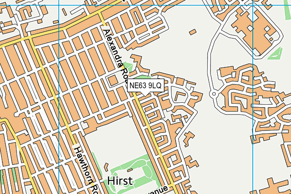 NE63 9LQ map - OS VectorMap District (Ordnance Survey) NE63 9LQ map - OS VectorMap District (Ordnance Survey)