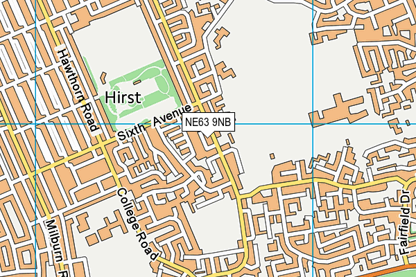 NE63 9NB map - OS VectorMap District (Ordnance Survey) NE63 9NB map - OS VectorMap District (Ordnance Survey)