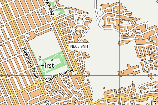 NE63 9NH map - OS VectorMap District (Ordnance Survey) NE63 9NH map - OS VectorMap District (Ordnance Survey)