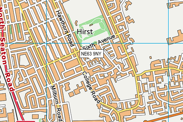 NE63 9NY map - OS VectorMap District (Ordnance Survey) NE63 9NY map - OS VectorMap District (Ordnance Survey)