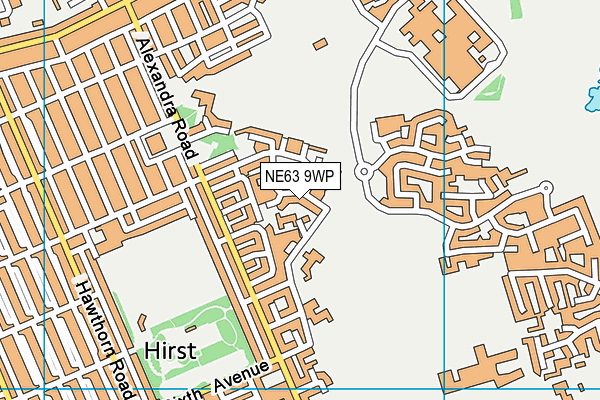 NE63 9WP map - OS VectorMap District (Ordnance Survey) NE63 9WP map - OS VectorMap District (Ordnance Survey)