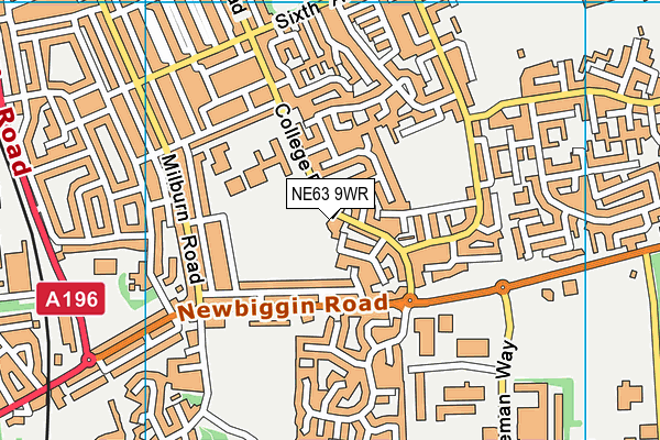 NE63 9WR map - OS VectorMap District (Ordnance Survey) NE63 9WR map - OS VectorMap District (Ordnance Survey)