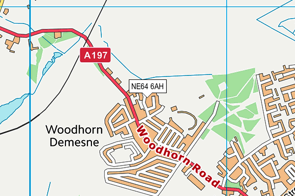 NE64 6AH map - OS VectorMap District (Ordnance Survey) NE64 6AH map - OS VectorMap District (Ordnance Survey)