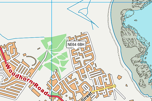 NE64 6BH map - OS VectorMap District (Ordnance Survey) NE64 6BH map - OS VectorMap District (Ordnance Survey)