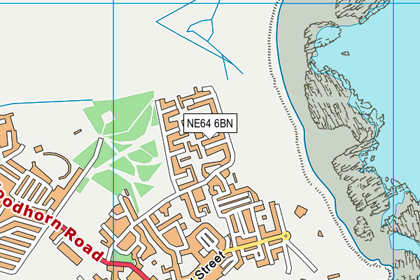 NE64 6BN map - OS VectorMap District (Ordnance Survey) NE64 6BN map - OS VectorMap District (Ordnance Survey)
