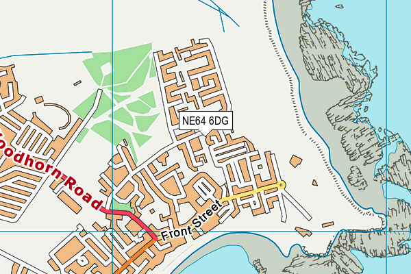 NE64 6DG map - OS VectorMap District (Ordnance Survey) NE64 6DG map - OS VectorMap District (Ordnance Survey)