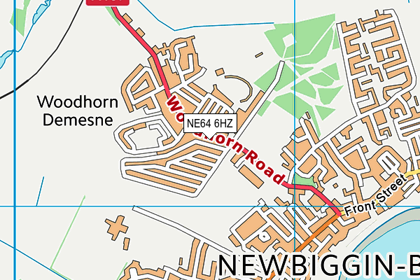 NE64 6HZ map - OS VectorMap District (Ordnance Survey) NE64 6HZ map - OS VectorMap District (Ordnance Survey)