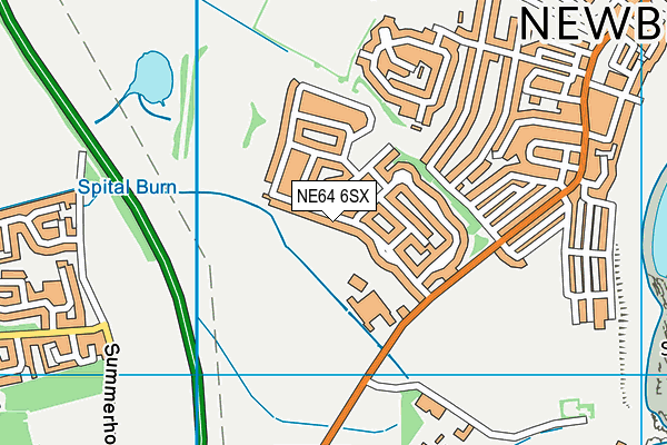 NE64 6SX map - OS VectorMap District (Ordnance Survey) NE64 6SX map - OS VectorMap District (Ordnance Survey)