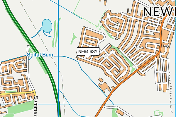 NE64 6SY map - OS VectorMap District (Ordnance Survey) NE64 6SY map - OS VectorMap District (Ordnance Survey)