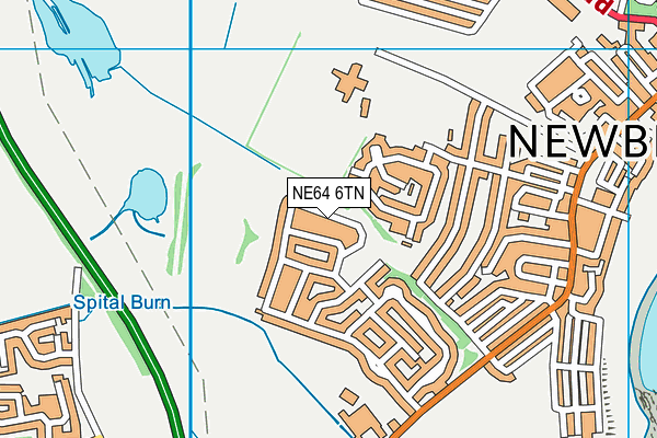 NE64 6TN map - OS VectorMap District (Ordnance Survey) NE64 6TN map - OS VectorMap District (Ordnance Survey)