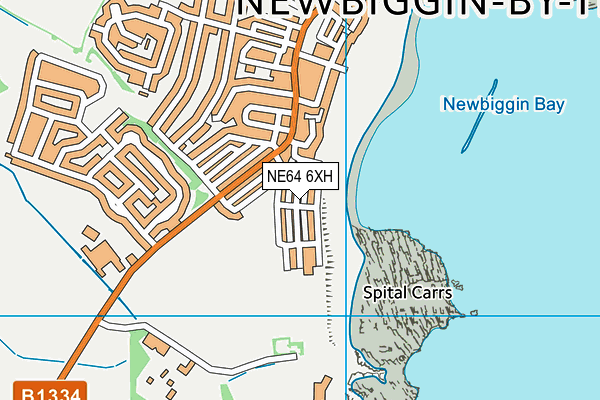NE64 6XH map - OS VectorMap District (Ordnance Survey) NE64 6XH map - OS VectorMap District (Ordnance Survey)