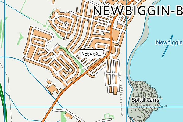 NE64 6XU map - OS VectorMap District (Ordnance Survey) NE64 6XU map - OS VectorMap District (Ordnance Survey)