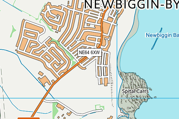 NE64 6XW map - OS VectorMap District (Ordnance Survey) NE64 6XW map - OS VectorMap District (Ordnance Survey)
