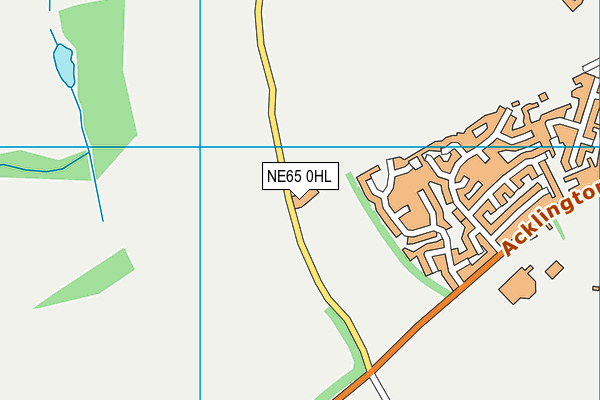 NE65 0HL map - OS VectorMap District (Ordnance Survey) NE65 0HL map - OS VectorMap District (Ordnance Survey)