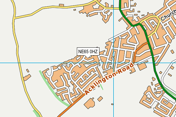 NE65 0HZ map - OS VectorMap District (Ordnance Survey) NE65 0HZ map - OS VectorMap District (Ordnance Survey)