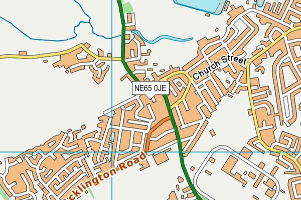 NE65 0JE map - OS VectorMap District (Ordnance Survey) NE65 0JE map - OS VectorMap District (Ordnance Survey)