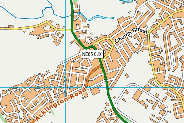 NE65 0JX map - OS VectorMap District (Ordnance Survey) NE65 0JX map - OS VectorMap District (Ordnance Survey)