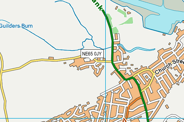 NE65 0JY map - OS VectorMap District (Ordnance Survey) NE65 0JY map - OS VectorMap District (Ordnance Survey)