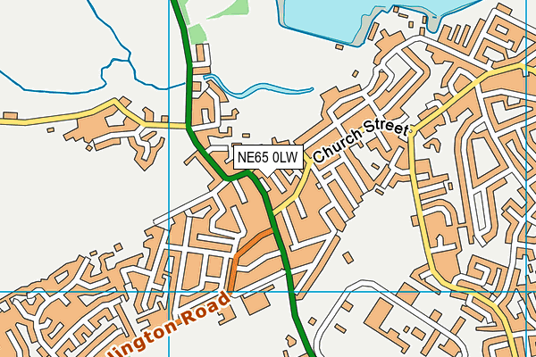 NE65 0LW map - OS VectorMap District (Ordnance Survey) NE65 0LW map - OS VectorMap District (Ordnance Survey)