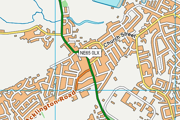 NE65 0LX map - OS VectorMap District (Ordnance Survey) NE65 0LX map - OS VectorMap District (Ordnance Survey)