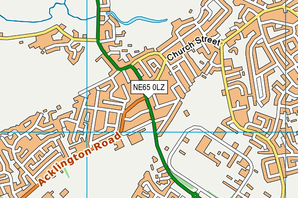 NE65 0LZ map - OS VectorMap District (Ordnance Survey) NE65 0LZ map - OS VectorMap District (Ordnance Survey)