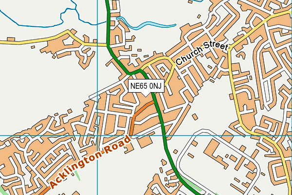 NE65 0NJ map - OS VectorMap District (Ordnance Survey) NE65 0NJ map - OS VectorMap District (Ordnance Survey)