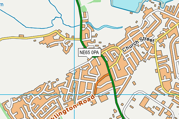 NE65 0PA map - OS VectorMap District (Ordnance Survey) NE65 0PA map - OS VectorMap District (Ordnance Survey)