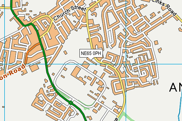 NE65 0PH map - OS VectorMap District (Ordnance Survey) NE65 0PH map - OS VectorMap District (Ordnance Survey)