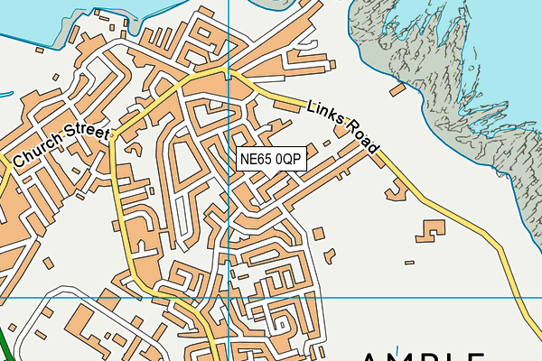 NE65 0QP map - OS VectorMap District (Ordnance Survey)