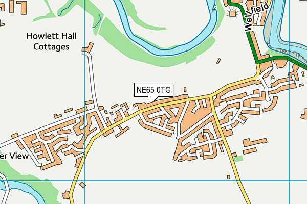 NE65 0TG map - OS VectorMap District (Ordnance Survey) NE65 0TG map - OS VectorMap District (Ordnance Survey)