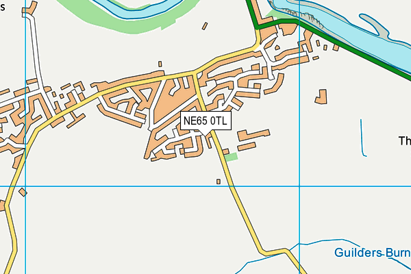NE65 0TL map - OS VectorMap District (Ordnance Survey) NE65 0TL map - OS VectorMap District (Ordnance Survey)