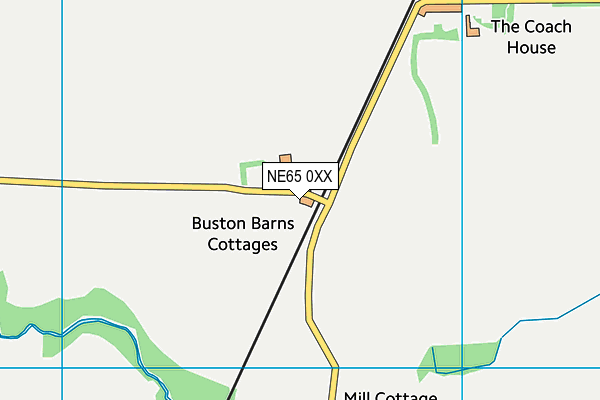 NE65 0XX map - OS VectorMap District (Ordnance Survey) NE65 0XX map - OS VectorMap District (Ordnance Survey)