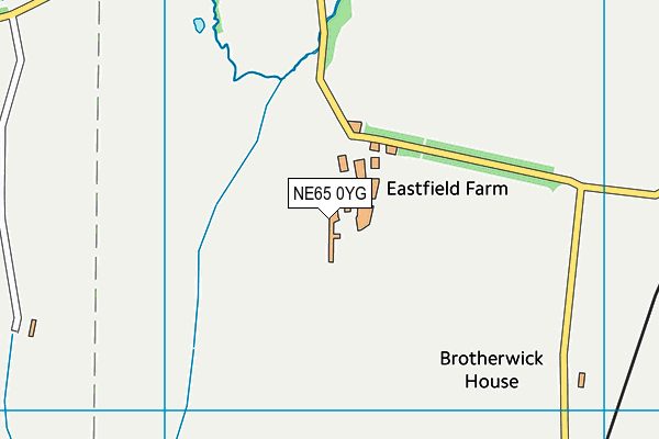 NE65 0YG map - OS VectorMap District (Ordnance Survey) NE65 0YG map - OS VectorMap District (Ordnance Survey)