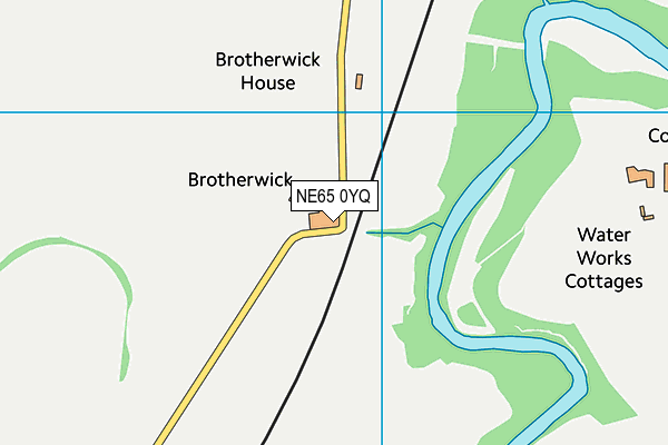 NE65 0YQ map - OS VectorMap District (Ordnance Survey) NE65 0YQ map - OS VectorMap District (Ordnance Survey)